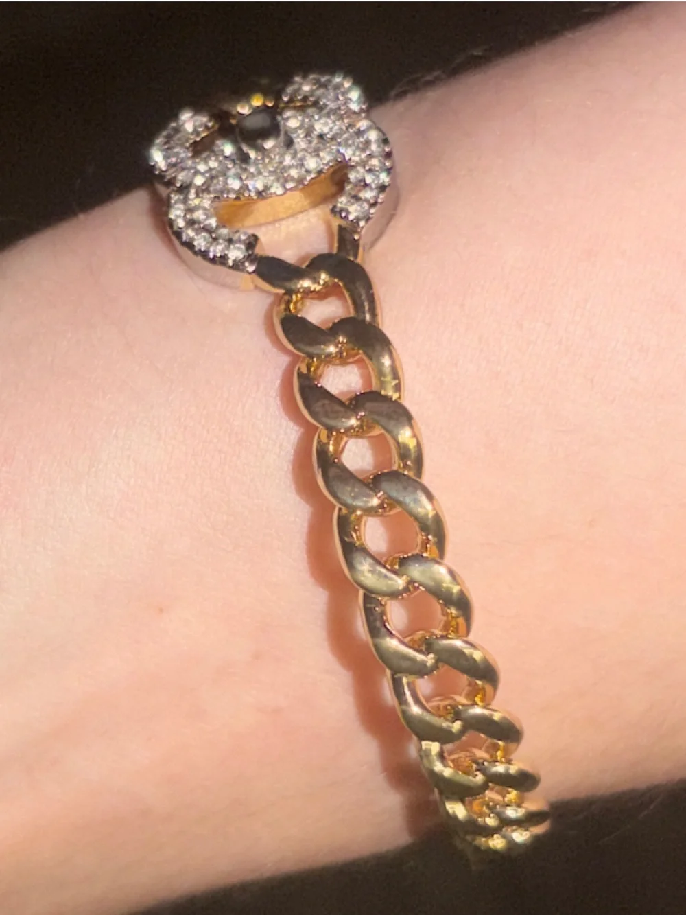 ✴️🪩⛓️  CC Open Chain Cuff🫸🏼⛓️✴️